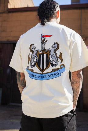 Newcastle United Essentials Heavyweight T-Shirt - Ivory