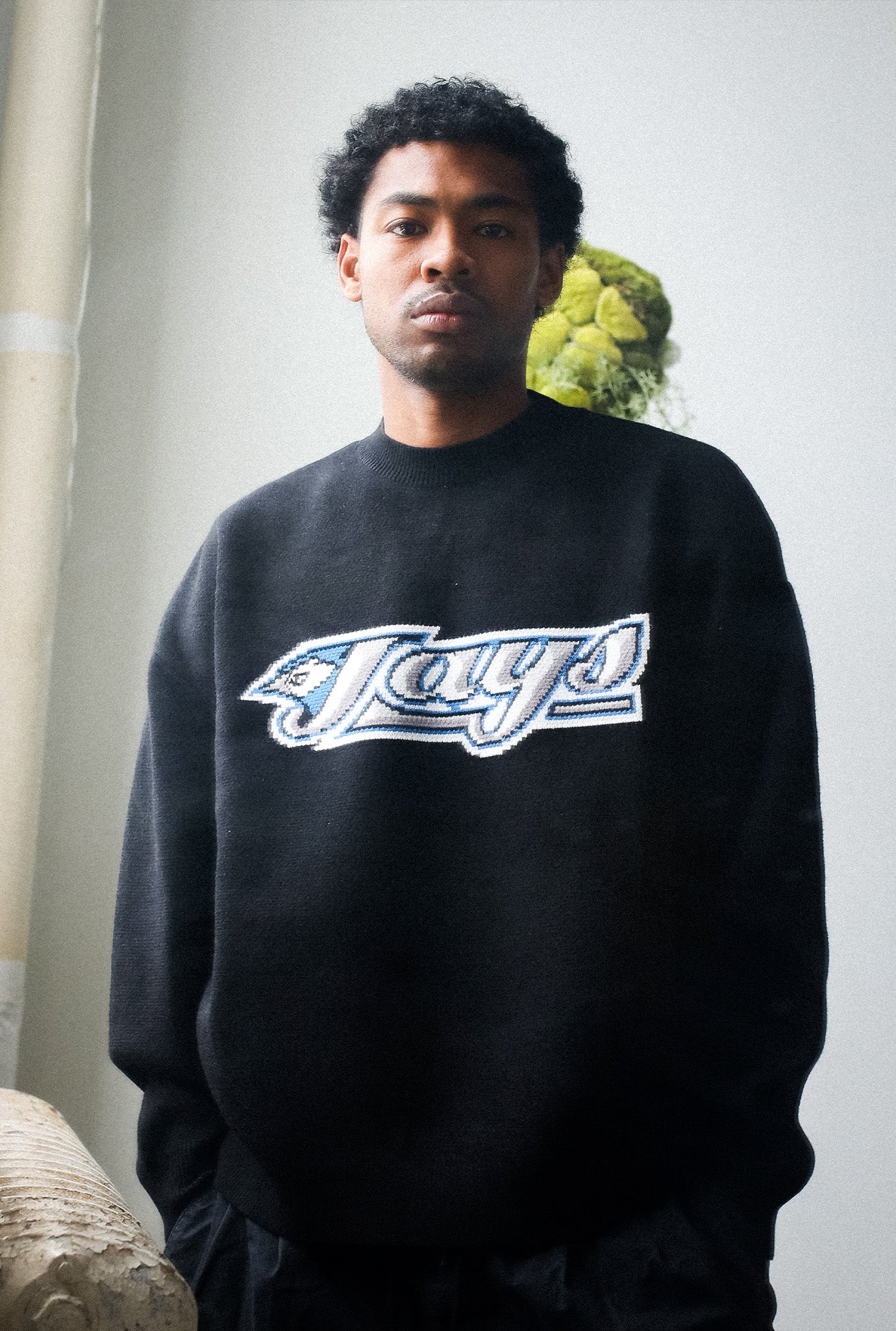 Toronto Blue Jays Vintage Knit Sweater - Black