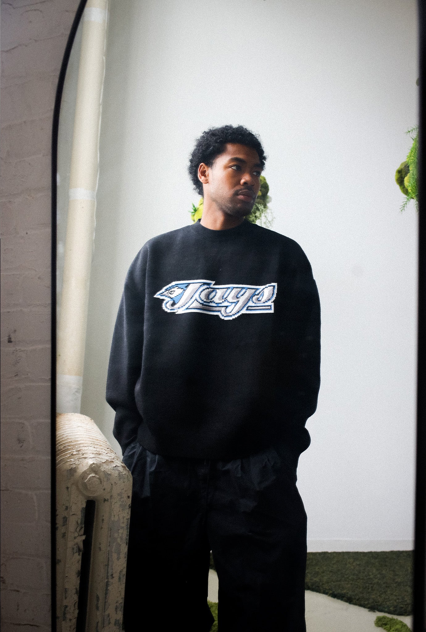 Toronto Blue Jays Vintage Knit Sweater - Black
