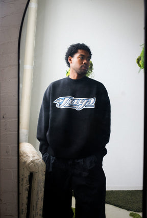 Toronto Blue Jays Vintage Knit Sweater - Black