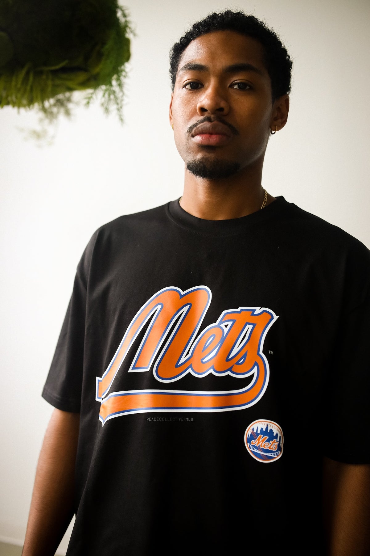 New York Mets Spirit Heavyweight T-Shirt - Black