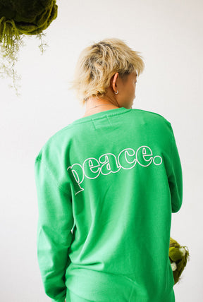 Peace Basics Crewneck - Green