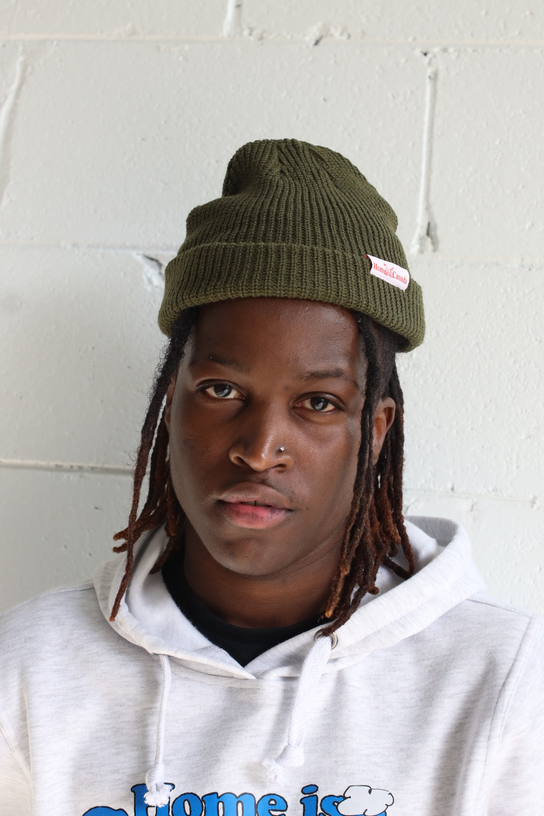 P/C x Peanuts Home is Canada Fisherman Beanie - Olive