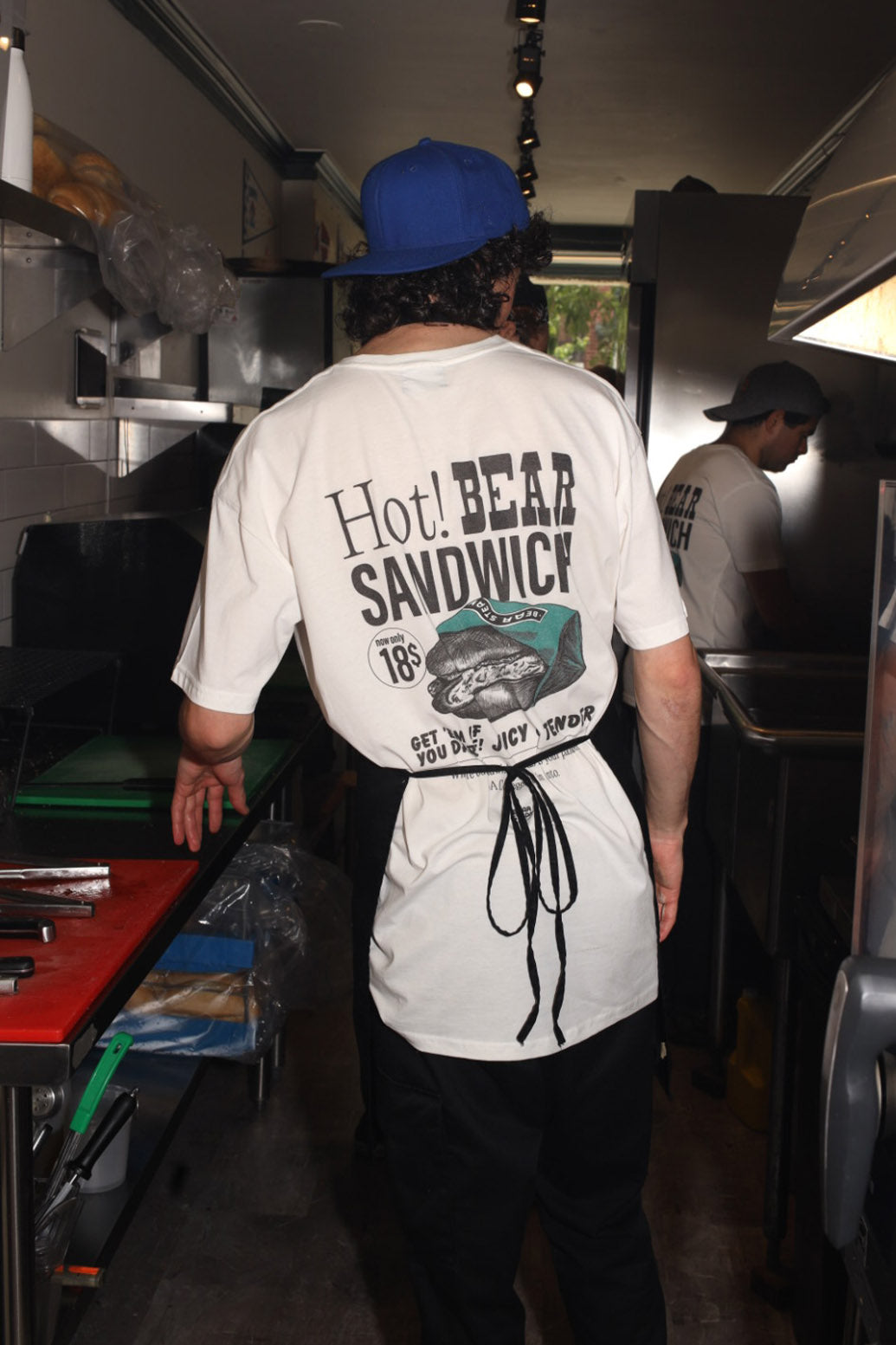 P/C x BEAR Steak Sandwiches Ad T-Shirt - Ivory