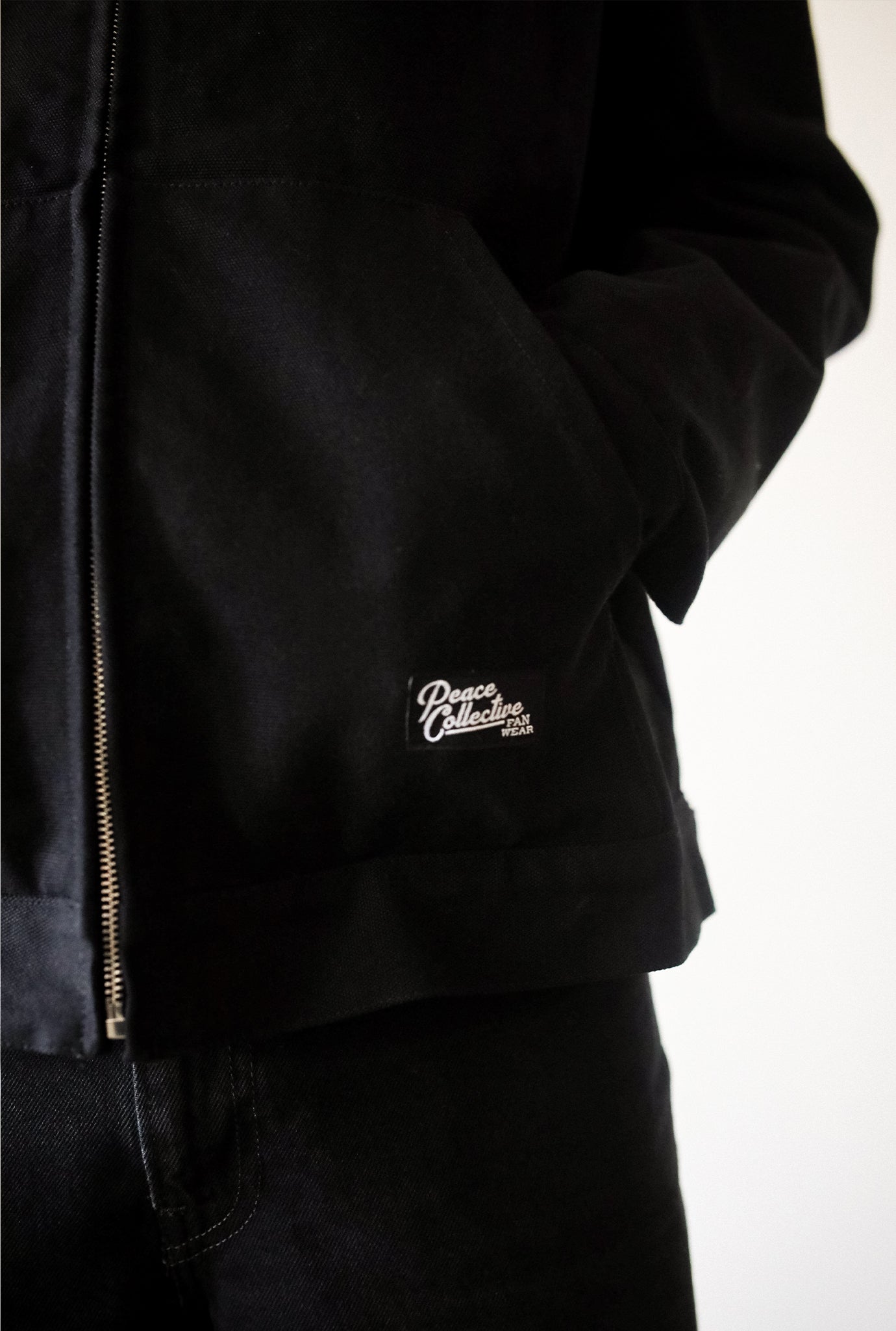 Basketball is Life Work Jacket - Off Black