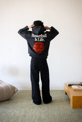 Basketball is Life SuperHeavy™️ Hoodie - Off Black