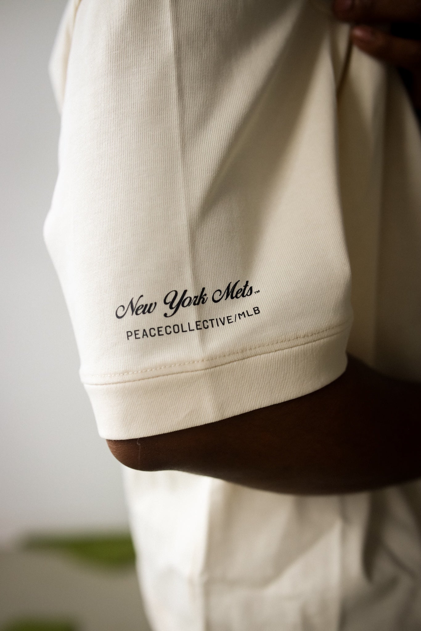 New York Mets Preppy Heavyweight Pocket T-Shirt - Ivory