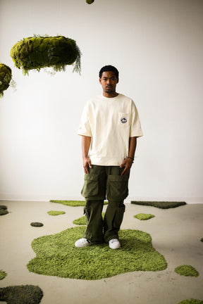 New York Mets Preppy Heavyweight Pocket T-Shirt - Ivory