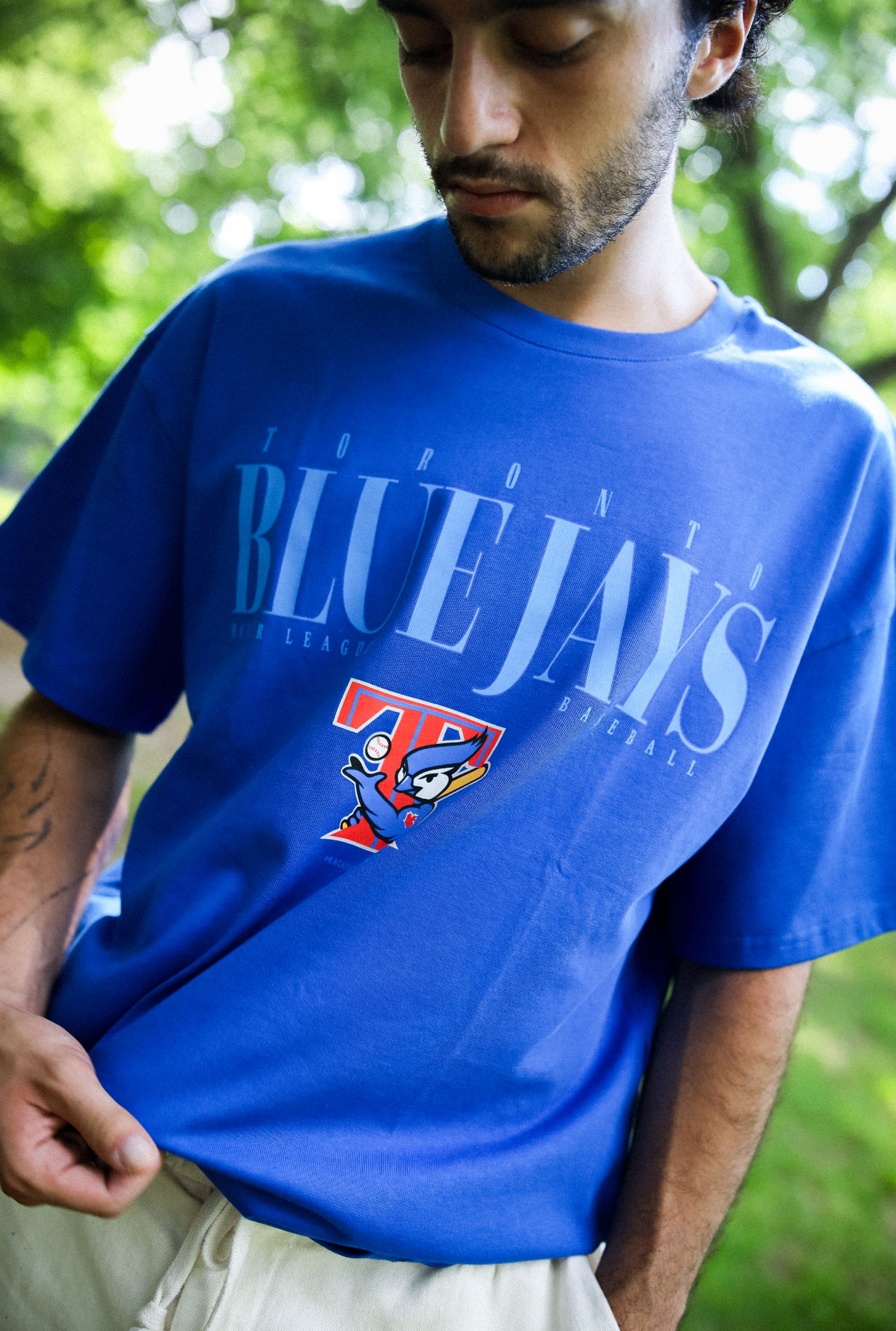 Toronto Blue Jays Vintage Heavyweight T-Shirt - Royal