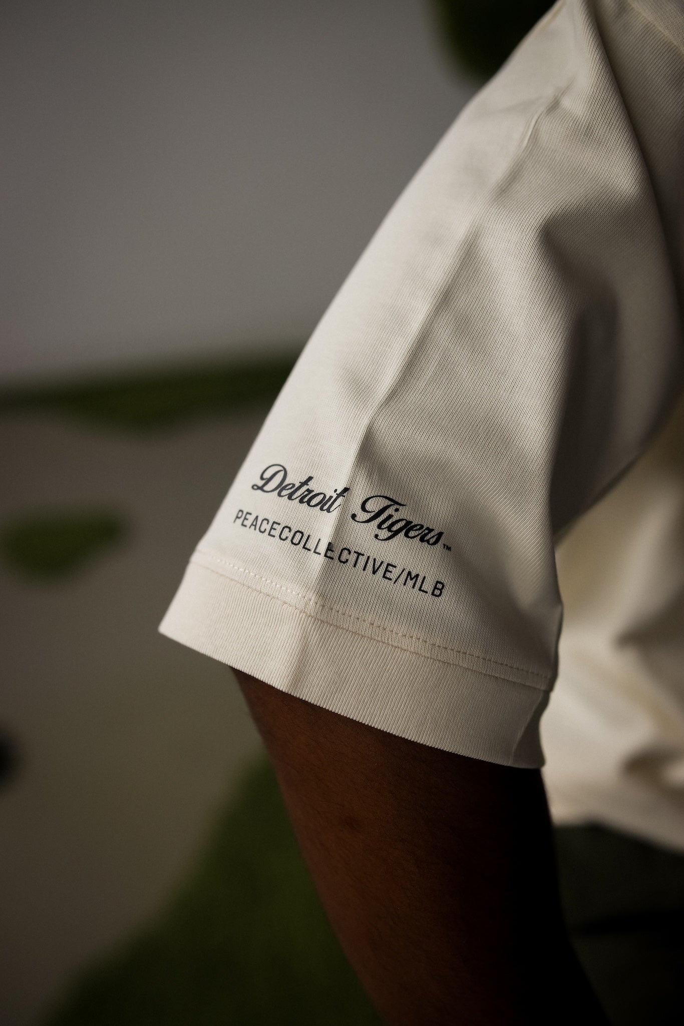 Detroit Tigers Preppy Heavyweight Pocket T-Shirt - Ivory