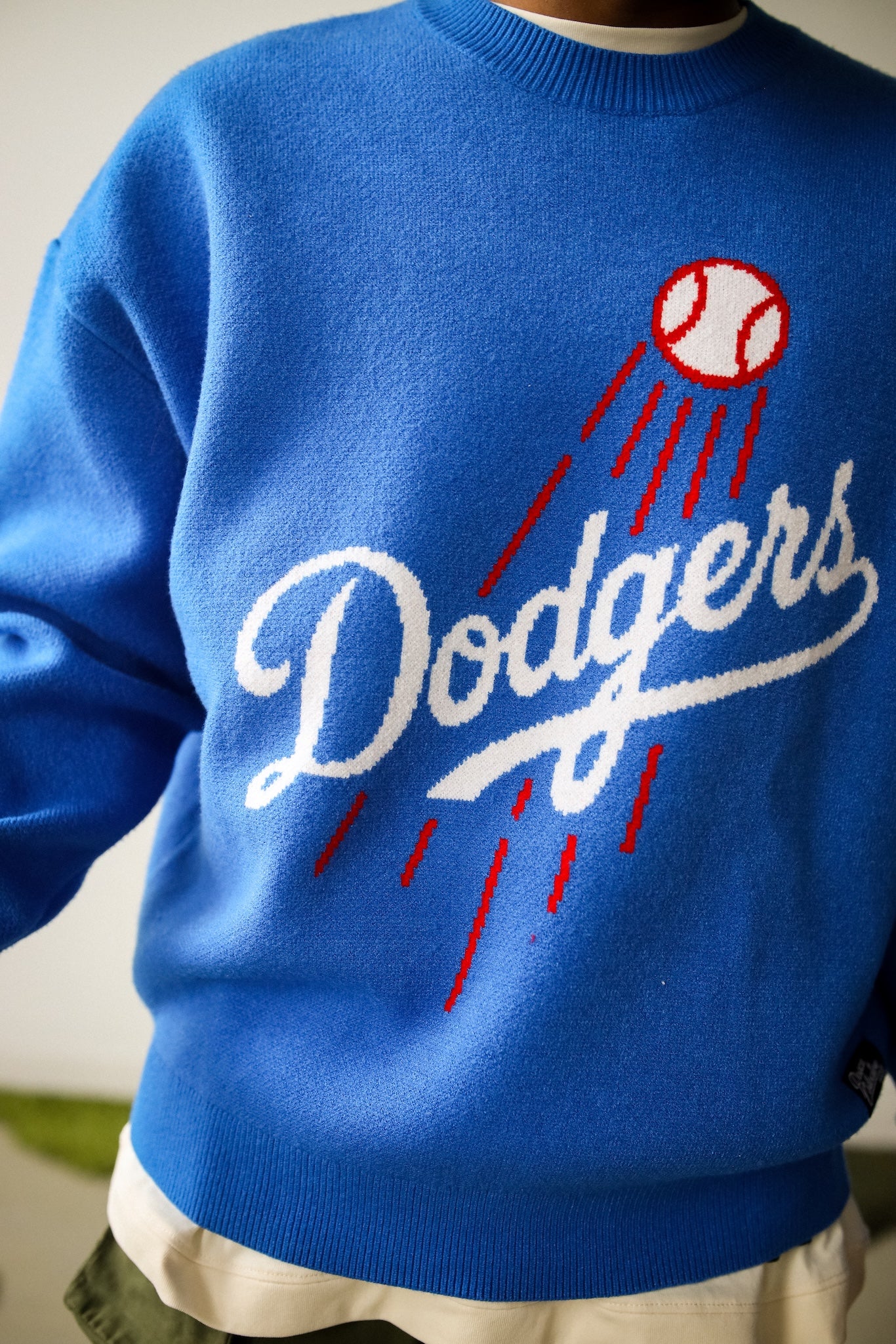 Los Angeles Dodgers Knit Sweater - Royal