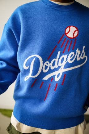 Los Angeles Dodgers Knit Sweater - Royal