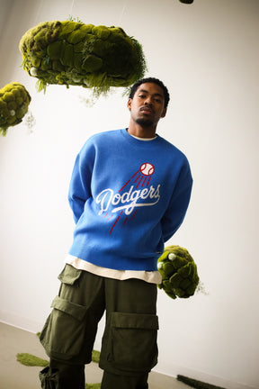 Los Angeles Dodgers Knit Sweater - Royal