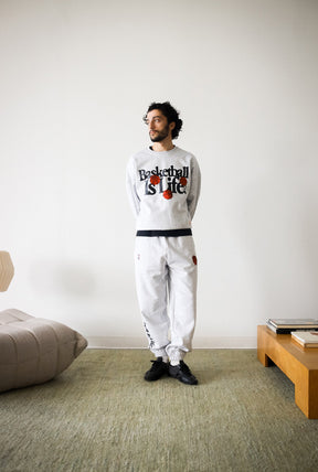Basketball is Life SuperHeavy™️ Crewneck - Ash