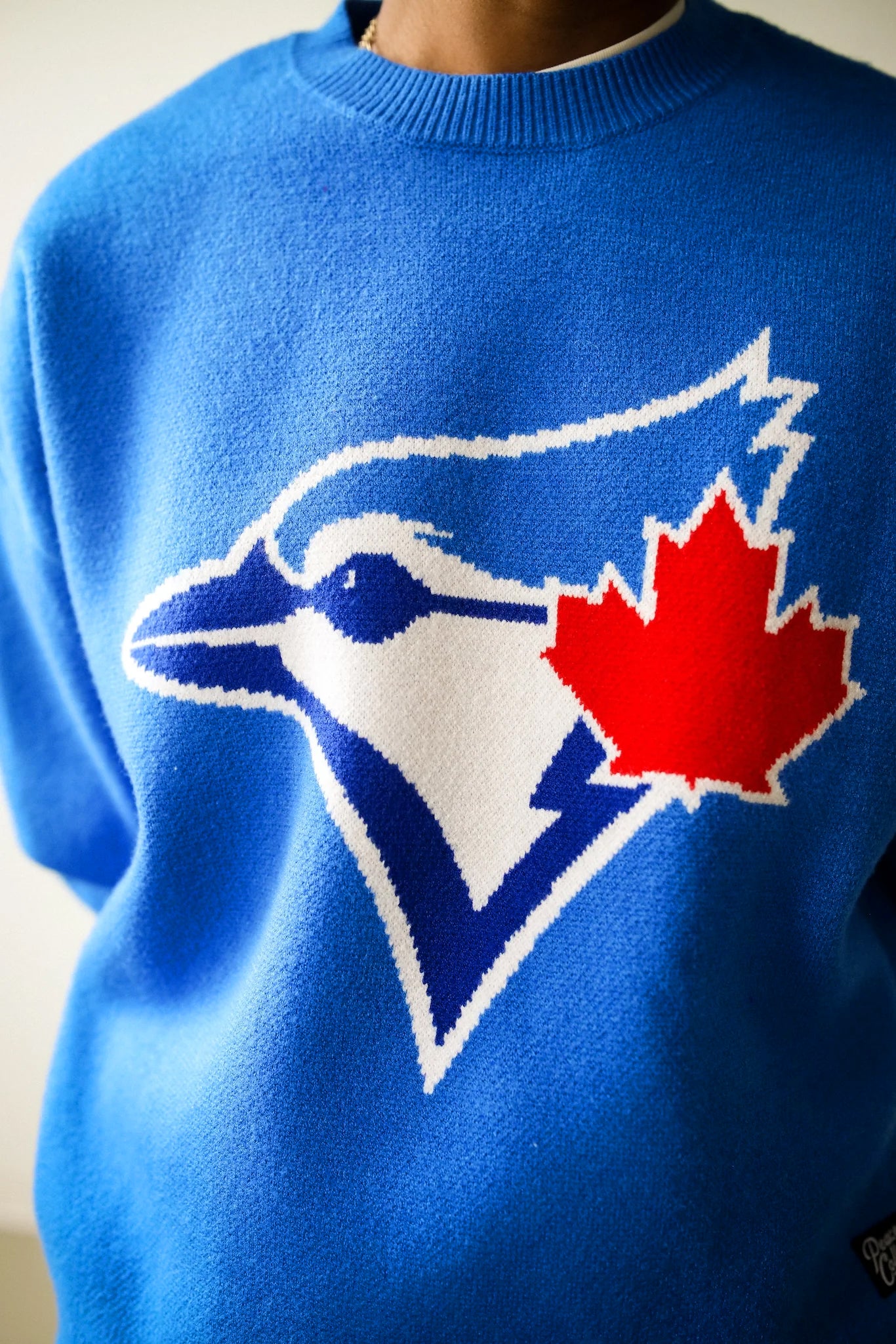 Pull tricoté des Blue Jays de Toronto - Bleu roi