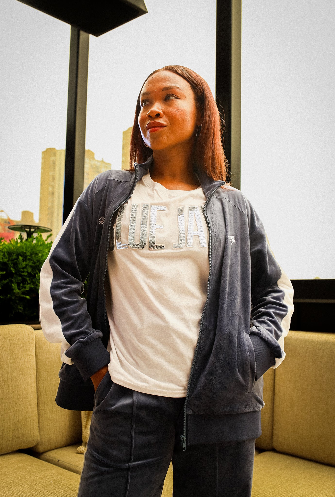 Toronto Blue Jays x Hazel Mae T-Shirt - White
