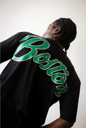 Boston Celtics Spirit Heavyweight T-Shirt - Black