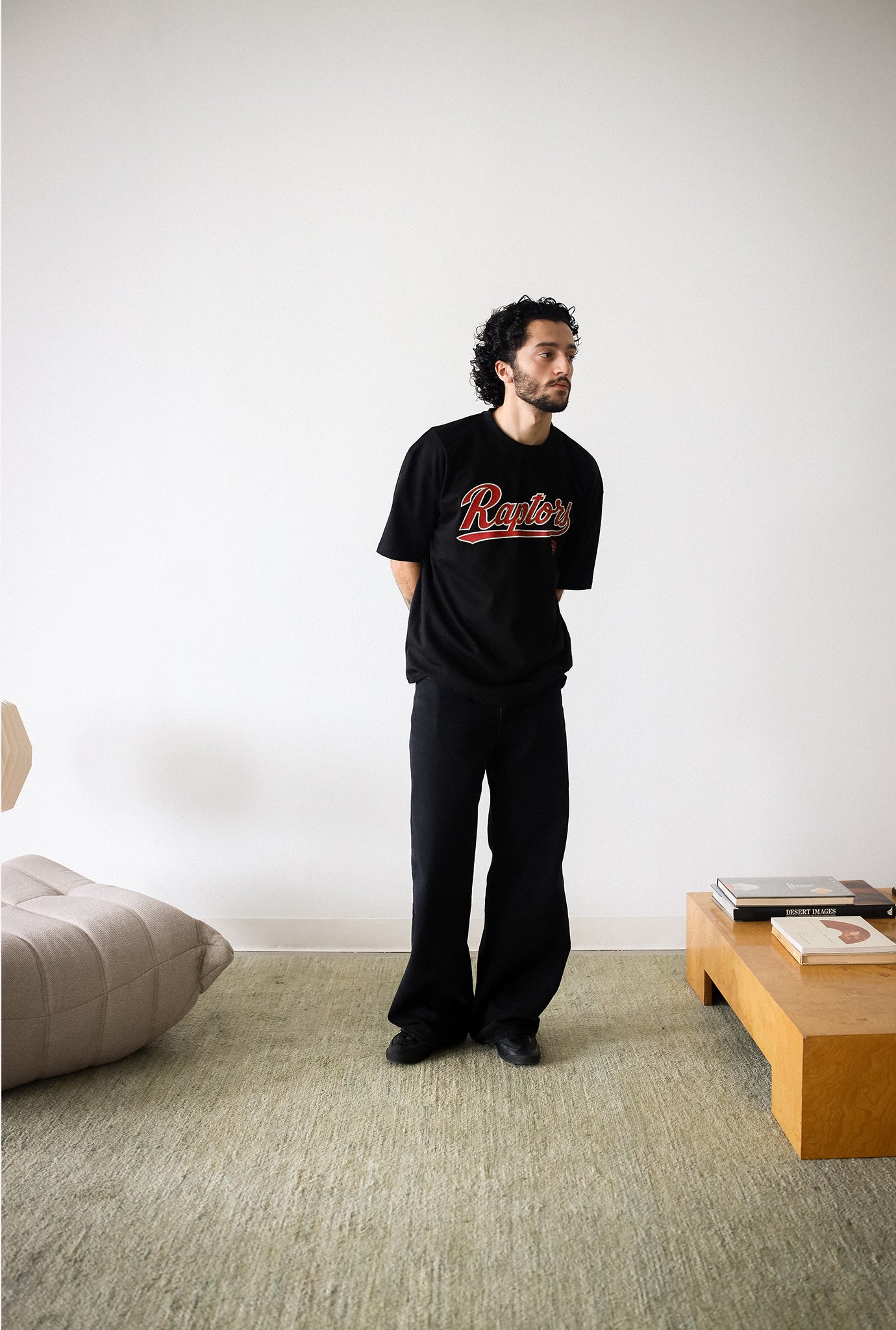 Toronto Raptors Spirit Heavyweight T-Shirt - Black