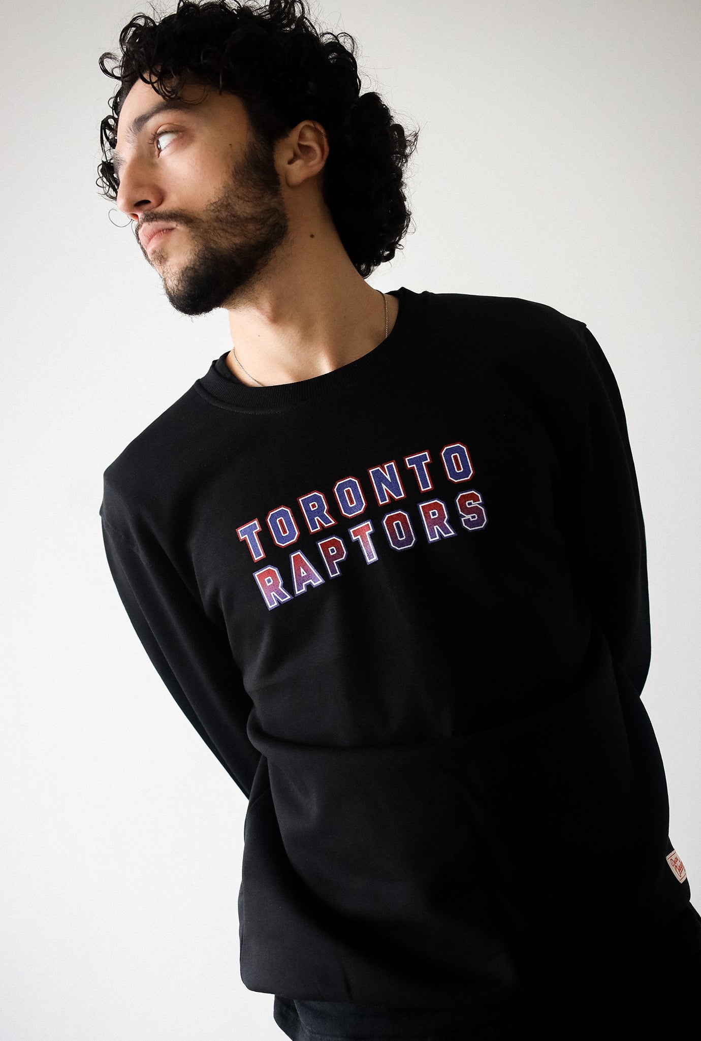 Toronto Raptors Spirit Crewneck - Black