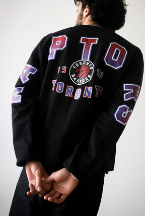 Toronto Raptors Spirit Crewneck - Black