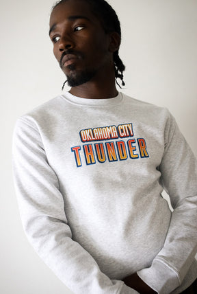 Oklahoma City Thunder Spirit Crewneck - Ash