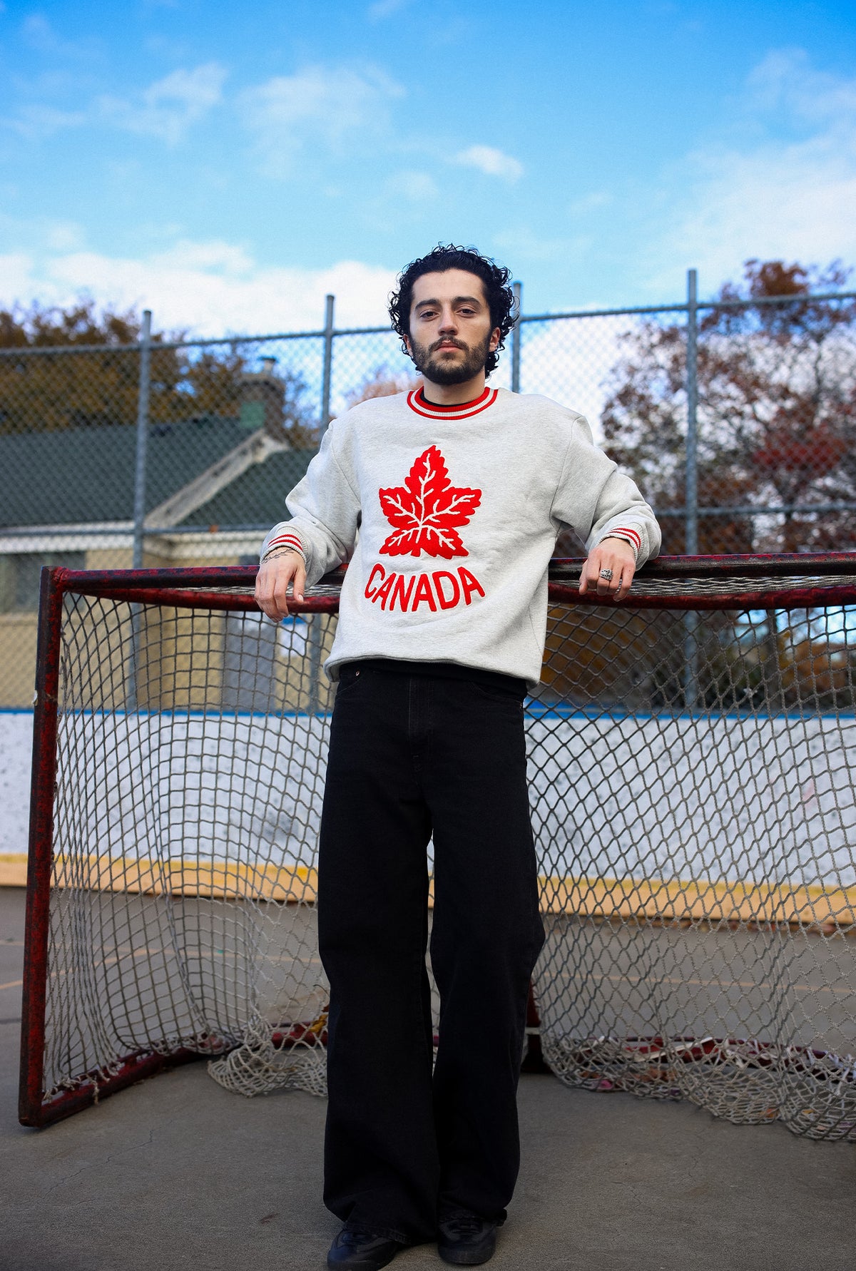 Hockey Canada Heavyweight Crewneck - Grey Melange