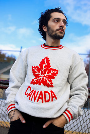 Hockey Canada Heavyweight Crewneck - Grey Melange