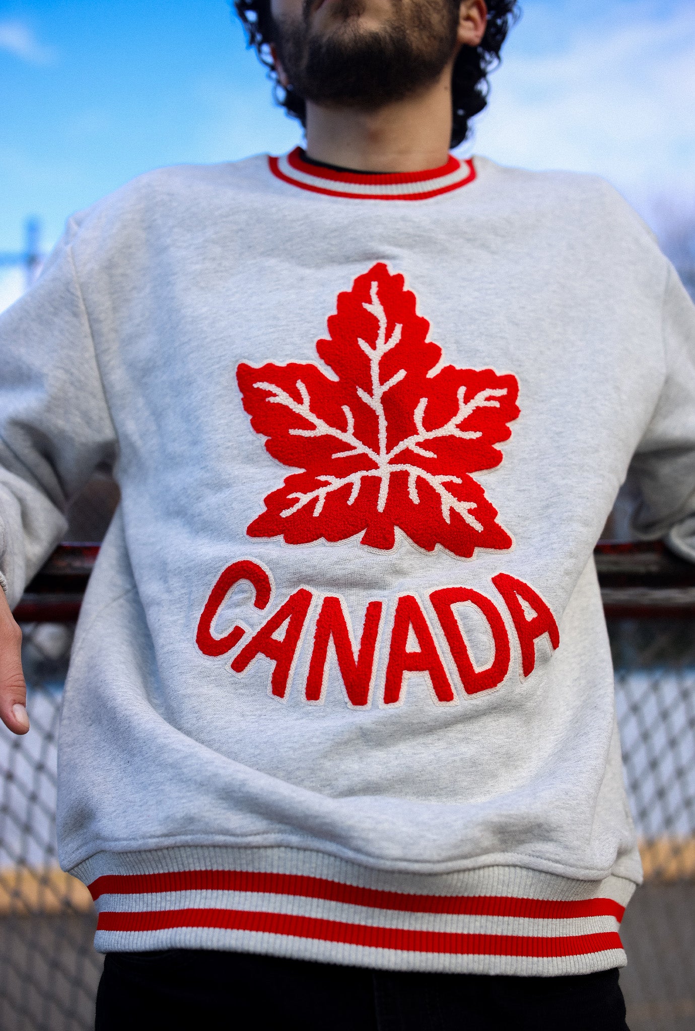 Hockey Canada Heavyweight Crewneck - Grey Melange
