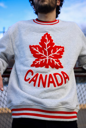 Hockey Canada Heavyweight Crewneck - Grey Melange