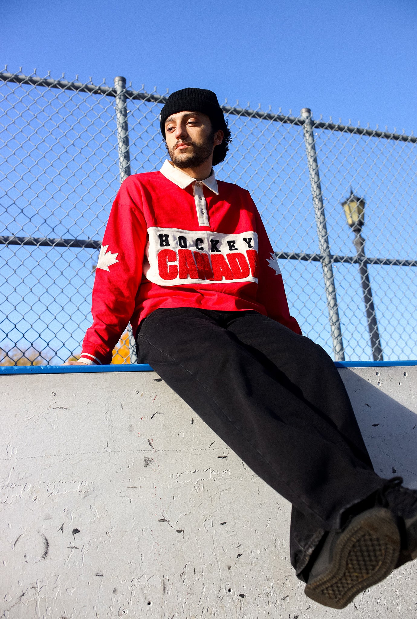 Hockey Canada Fleece Polo - Red