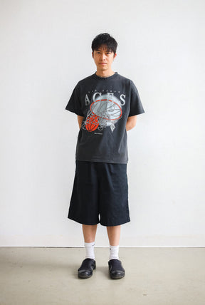 Las Vegas Aces Cropped Heavyweight T-Shirt - Off Black