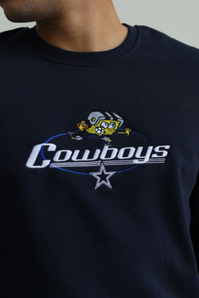 NFL x Nickelodeon Embroidered Crewneck - Dallas Cowboys