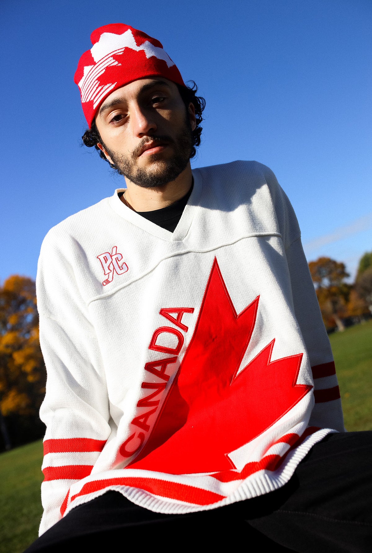 Hockey Canada Knit Long Sleeve Jersey - White