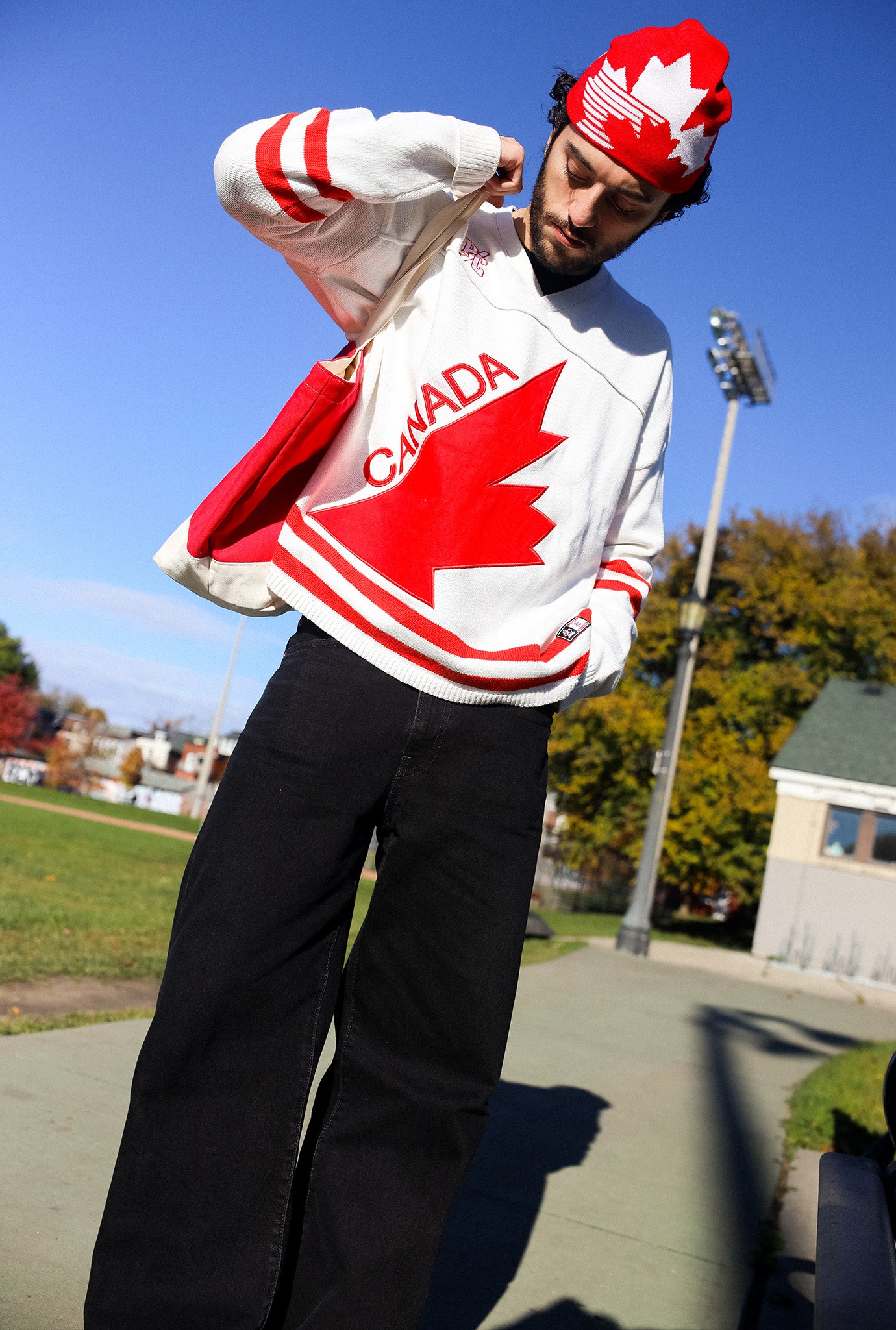 Hockey Canada Knit Long Sleeve Jersey - White