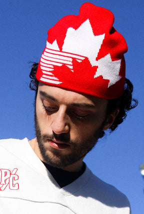 Hockey Canada Beanie - White / Red