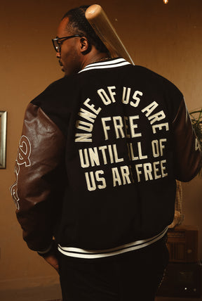 P/C x Jackie Robinson: Collegejacke – Schwarz