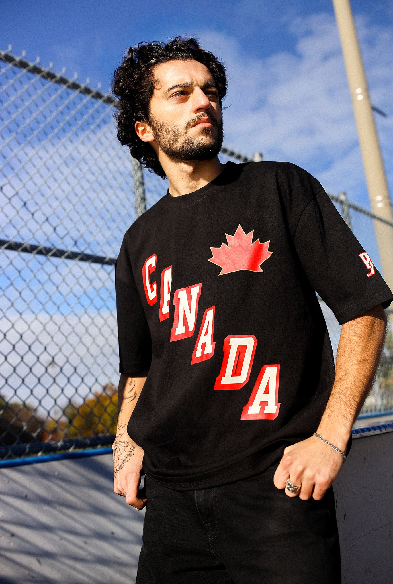 Hockey Canada Heavyweight T-Shirt - Black