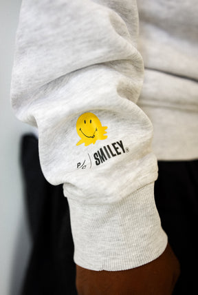 P/C x Smiley: My Coping Mechanism is Coffee Crewneck - Ash