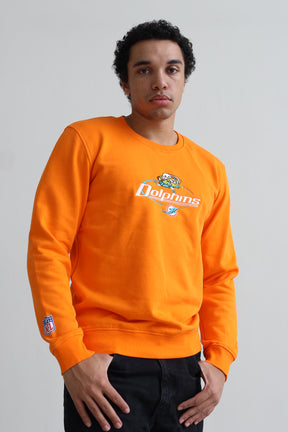 Pull ras du cou brodé NFL x Nickelodeon - Miami Dolphins