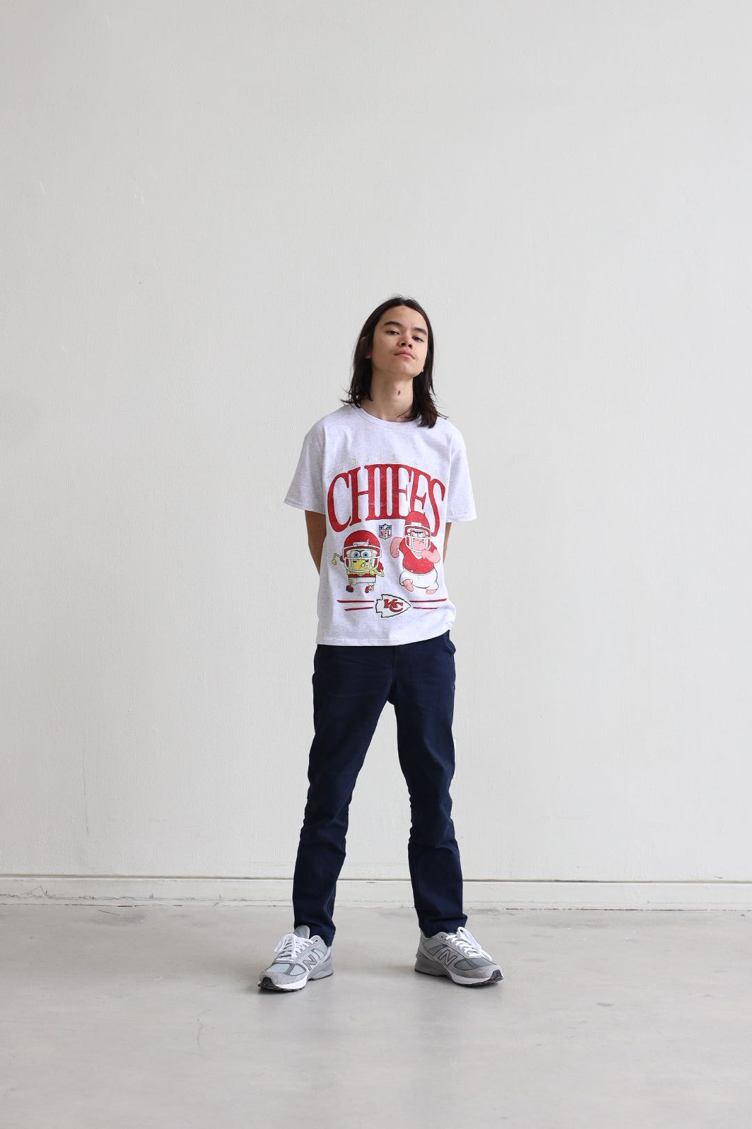 Spongebob & Patrick Rush Kids T-Shirt - Kansas City Chiefs