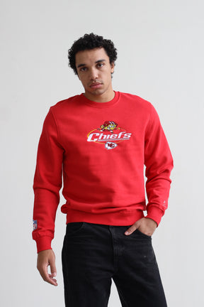 Pull ras du cou brodé NFL x Nickelodeon - Kansas City Chiefs
