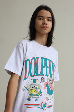 Spongebob & Patrick Rush Kids T-Shirt - Miami Dolphins