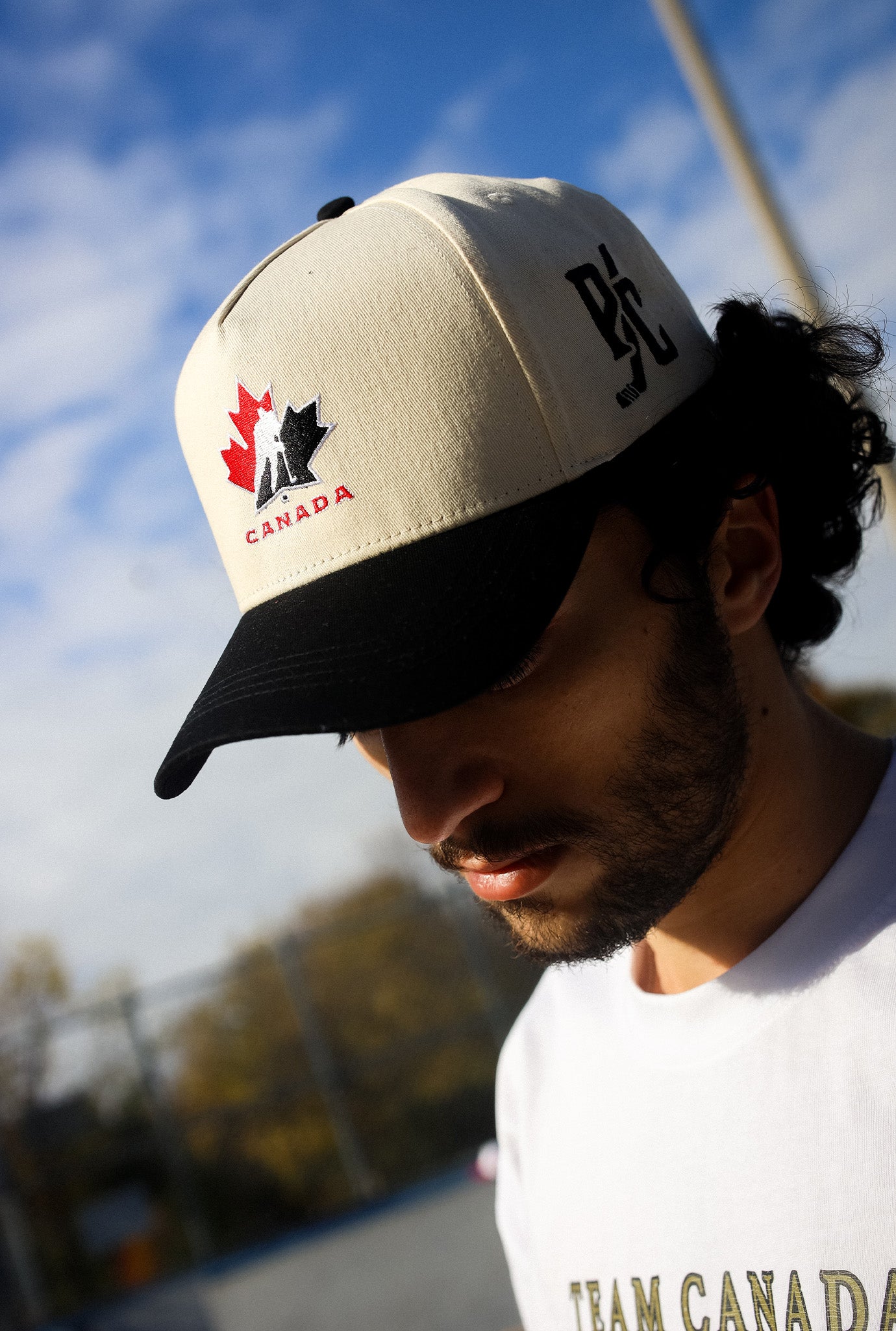 Hockey Canada A-Frame Cap - Ivory / Black