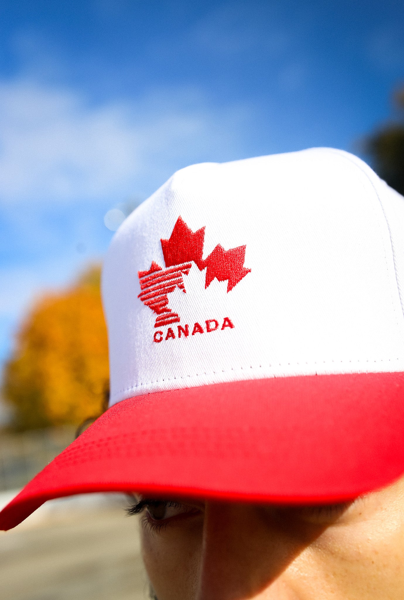 Hockey Canada A-Frame Cap - White / Red