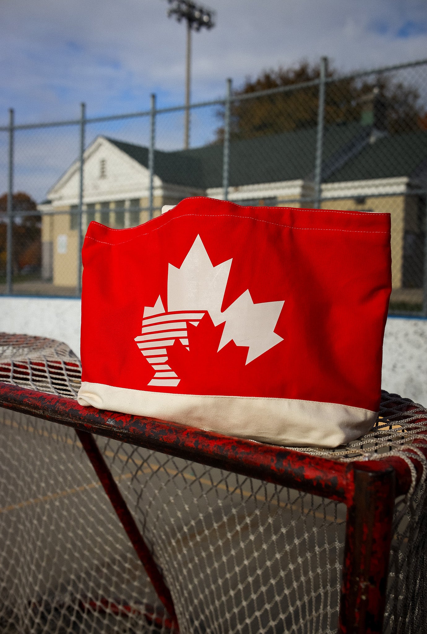 Hockey Canada Tote Bag - Ivory / Red