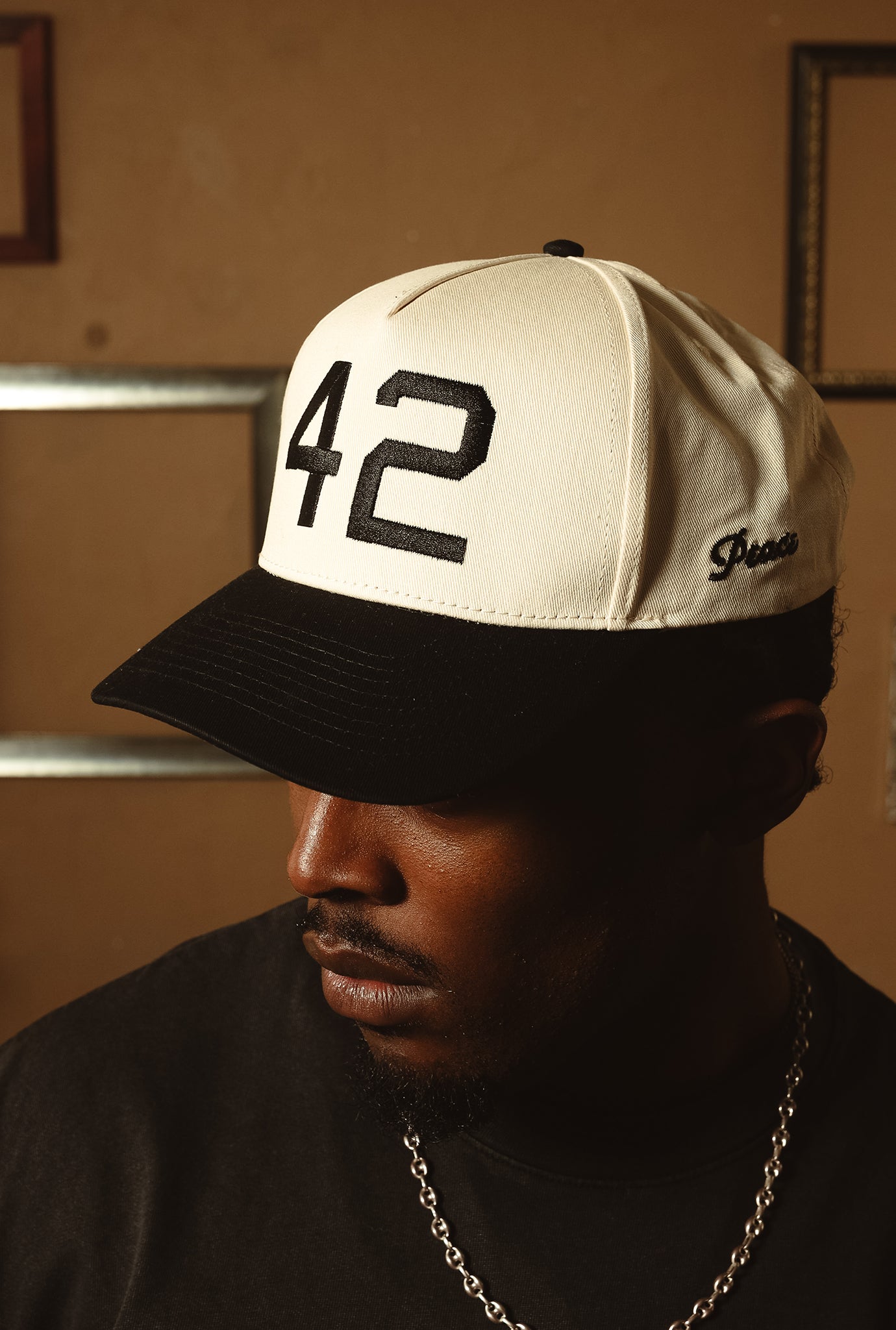 P/C x Jackie Robinson: Until All of Us are Free Dad Cap - Elfenbein/Schwarz