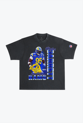 Myles Garrett Heavyweight Garment Dyed T-Shirt - Black