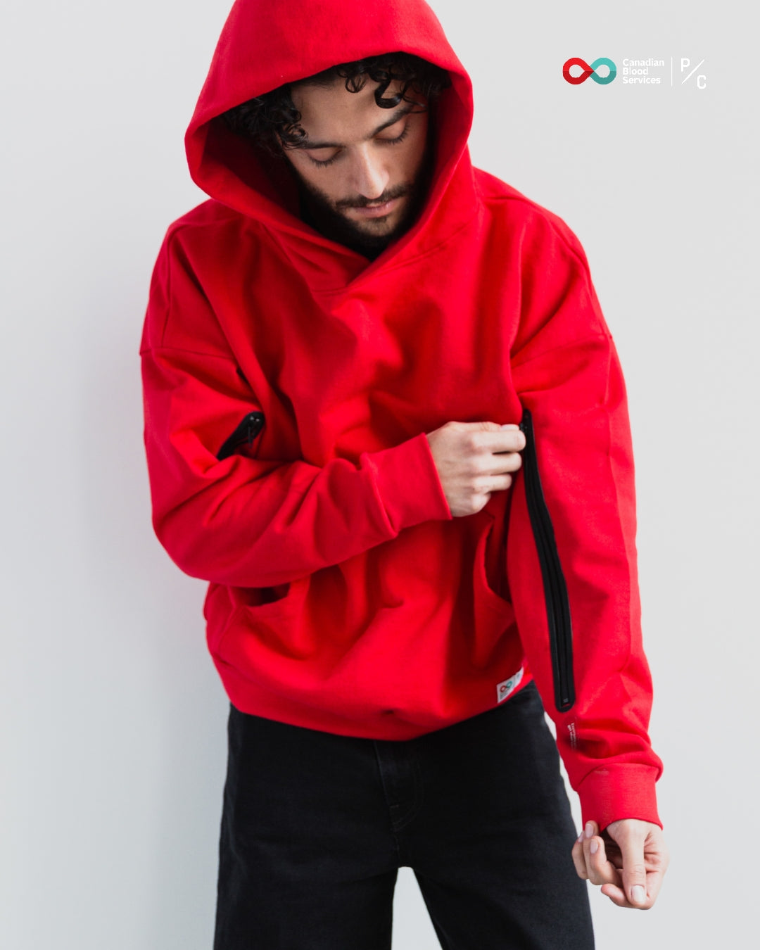 P/C x Canadian Blood Services Hoodie - Rich Red