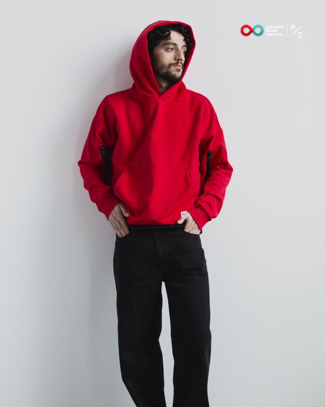 P/C x Canadian Blood Services Hoodie - Rich Red