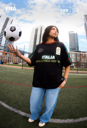 Camiseta boxy de la Copa Mundial de la FIFA 1990™ Italia - Negra